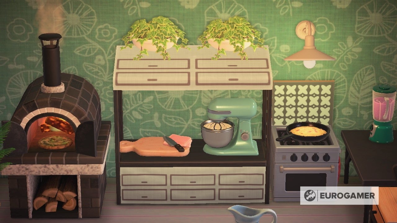 Animal Crossing kitchen furniture How to design a kitchen and get the